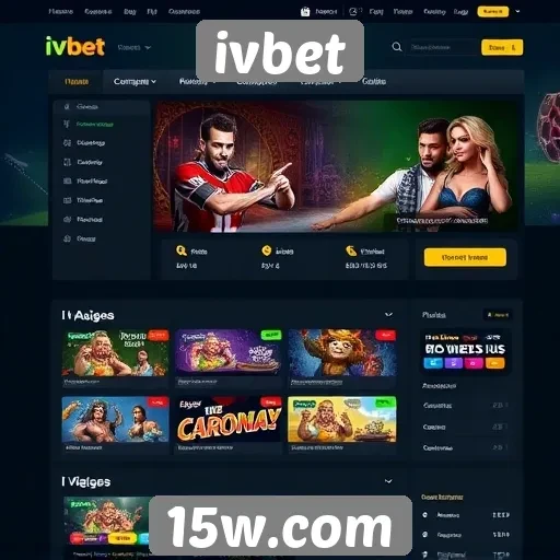 Facilidade de navegação no site ivbet